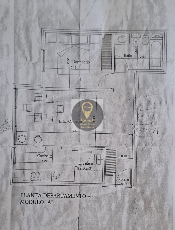 VENTA DEPARTAMENTO DOS AMBIENTES 20 DE JUNIO 700