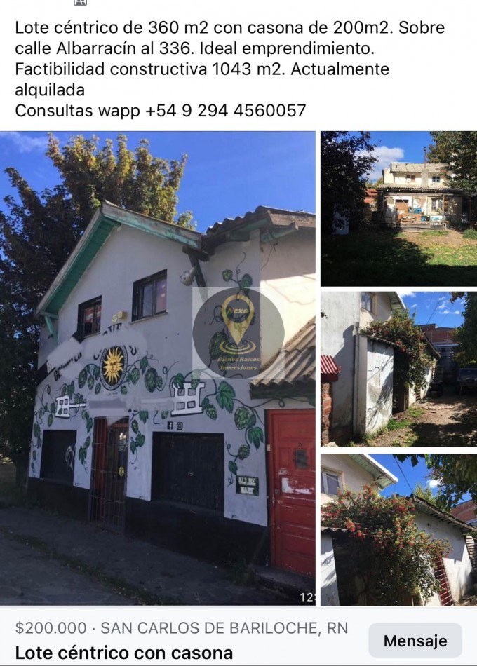 OPORTUNIDAD LOTE EN CENTRO IDEAL DESARROLLO
